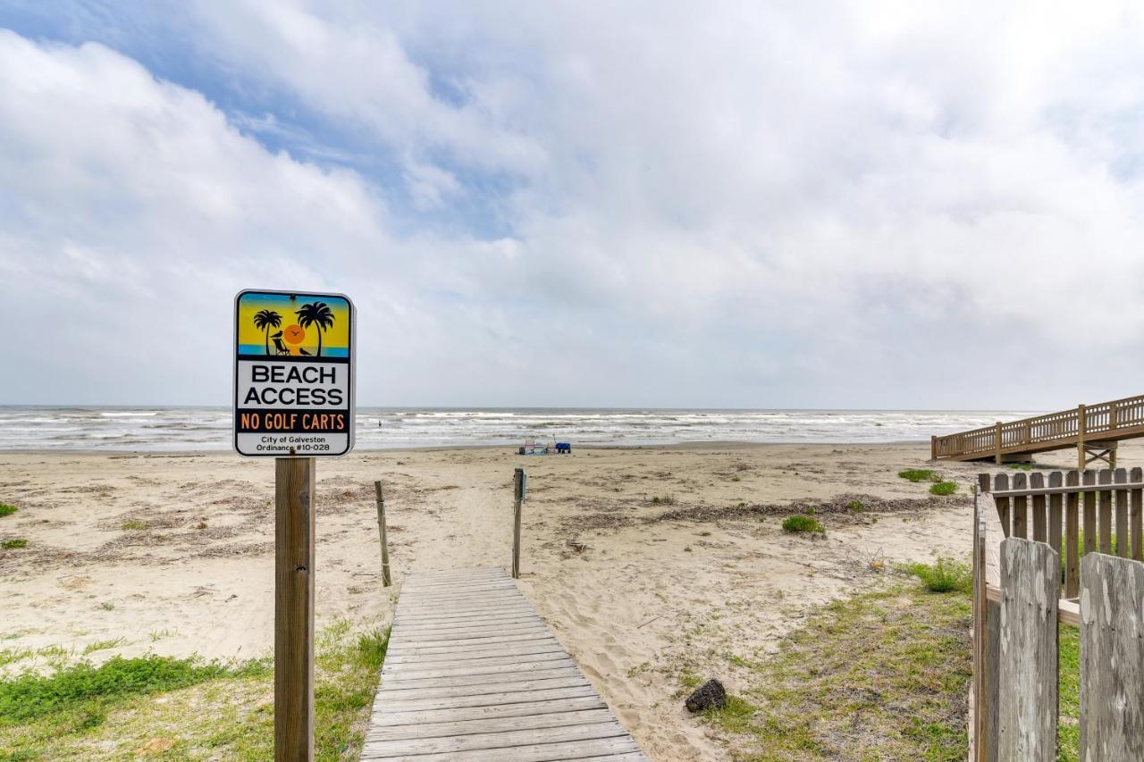 Galveston Townhome With Balconies Walk To Beach! Luaran gambar